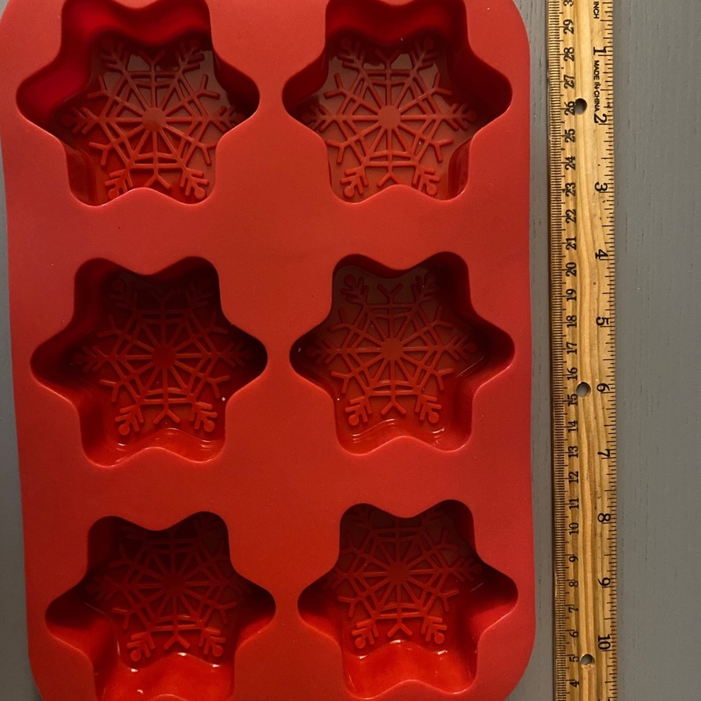 Snowflake silicone mold